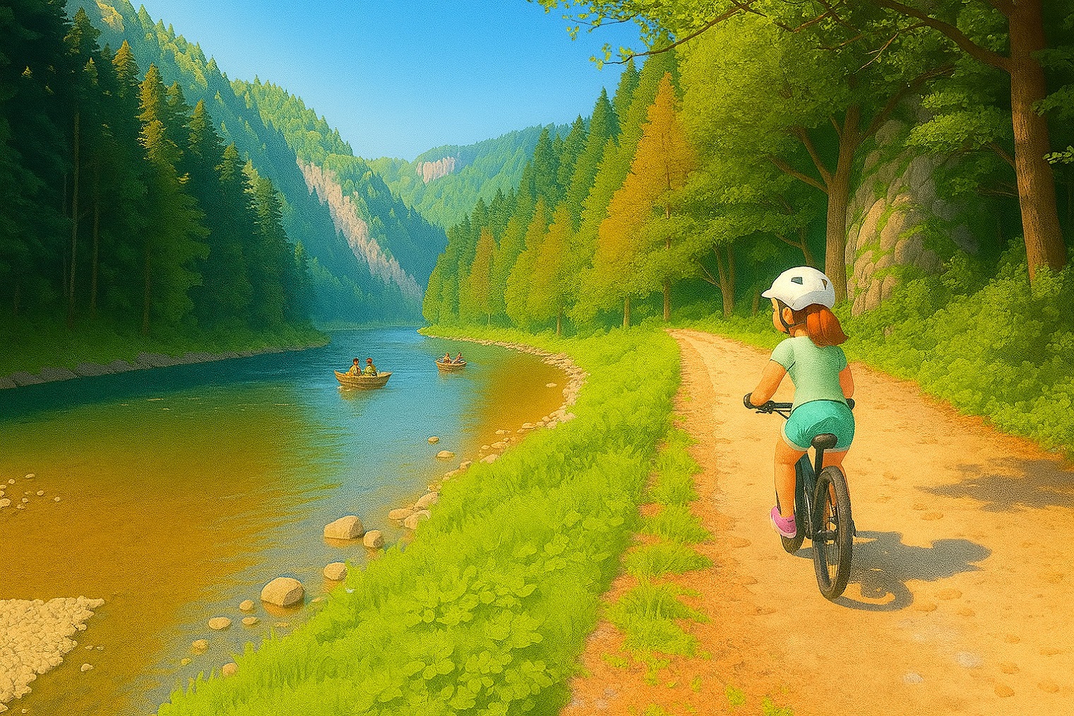 droga pieninska rowerem