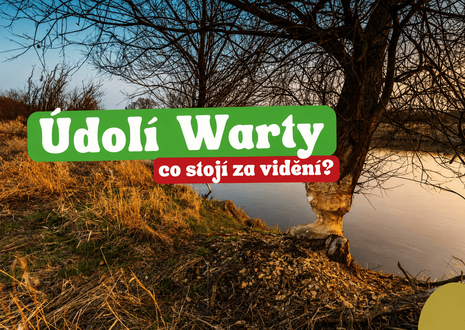 Údolí Warty  výjimečné místo na mapě