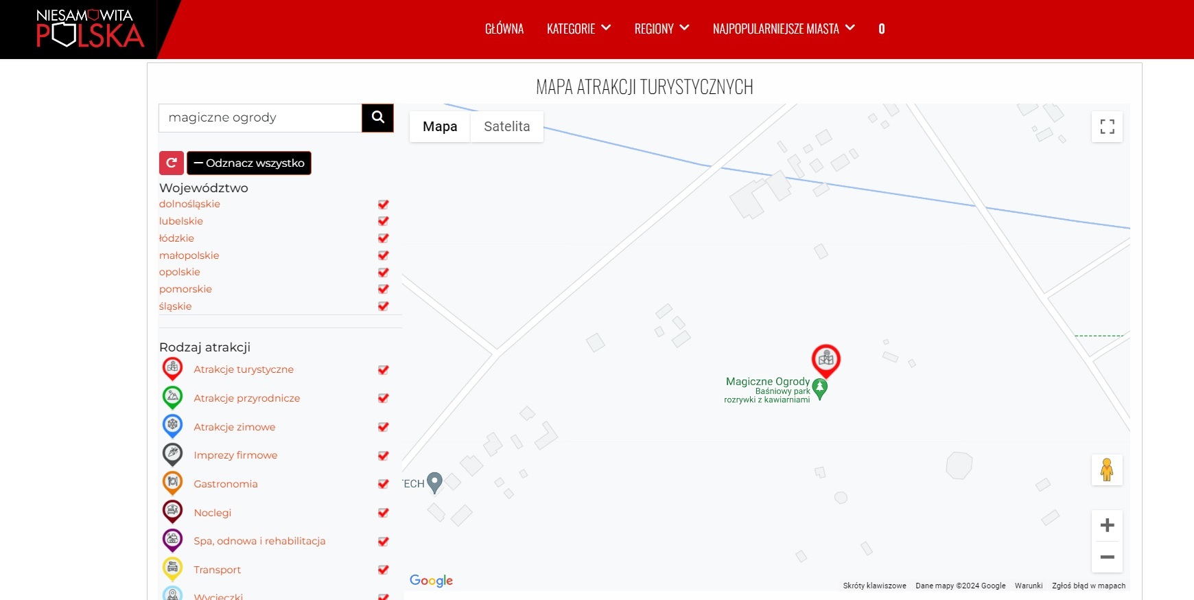 magiczne mapa