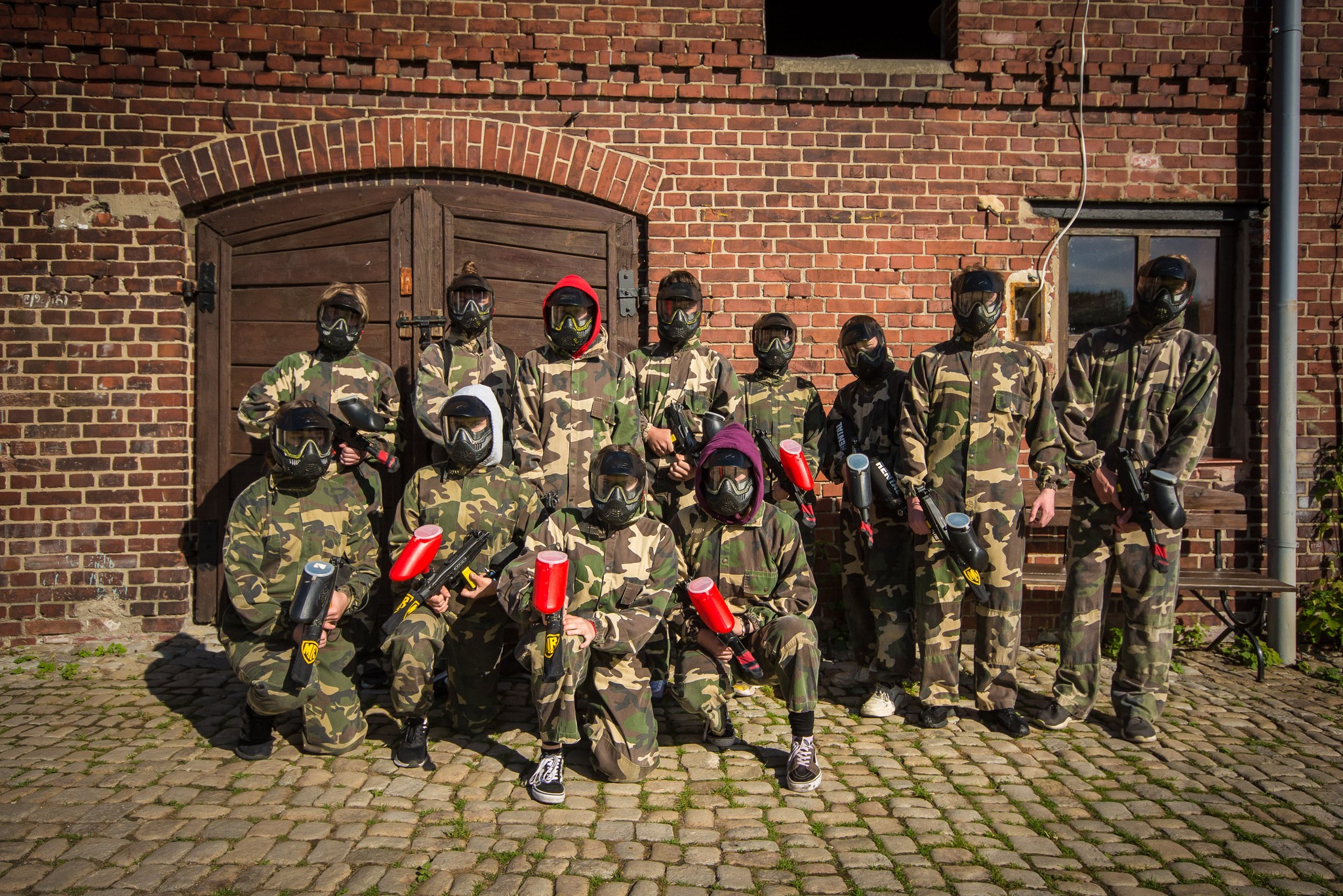 paintball ławica ski raft