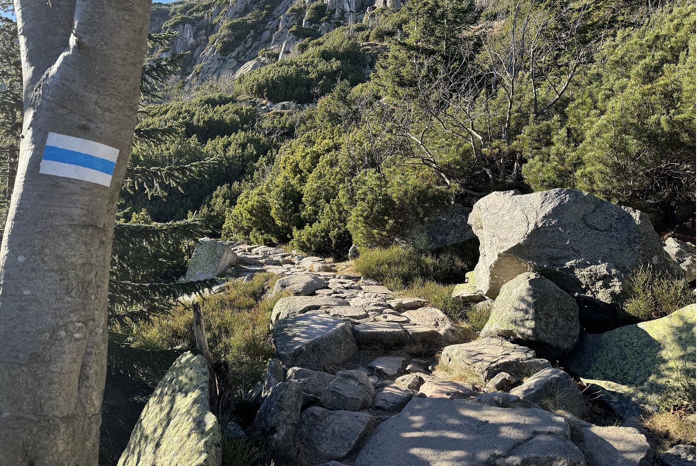 niebieski szlak na Sniezke