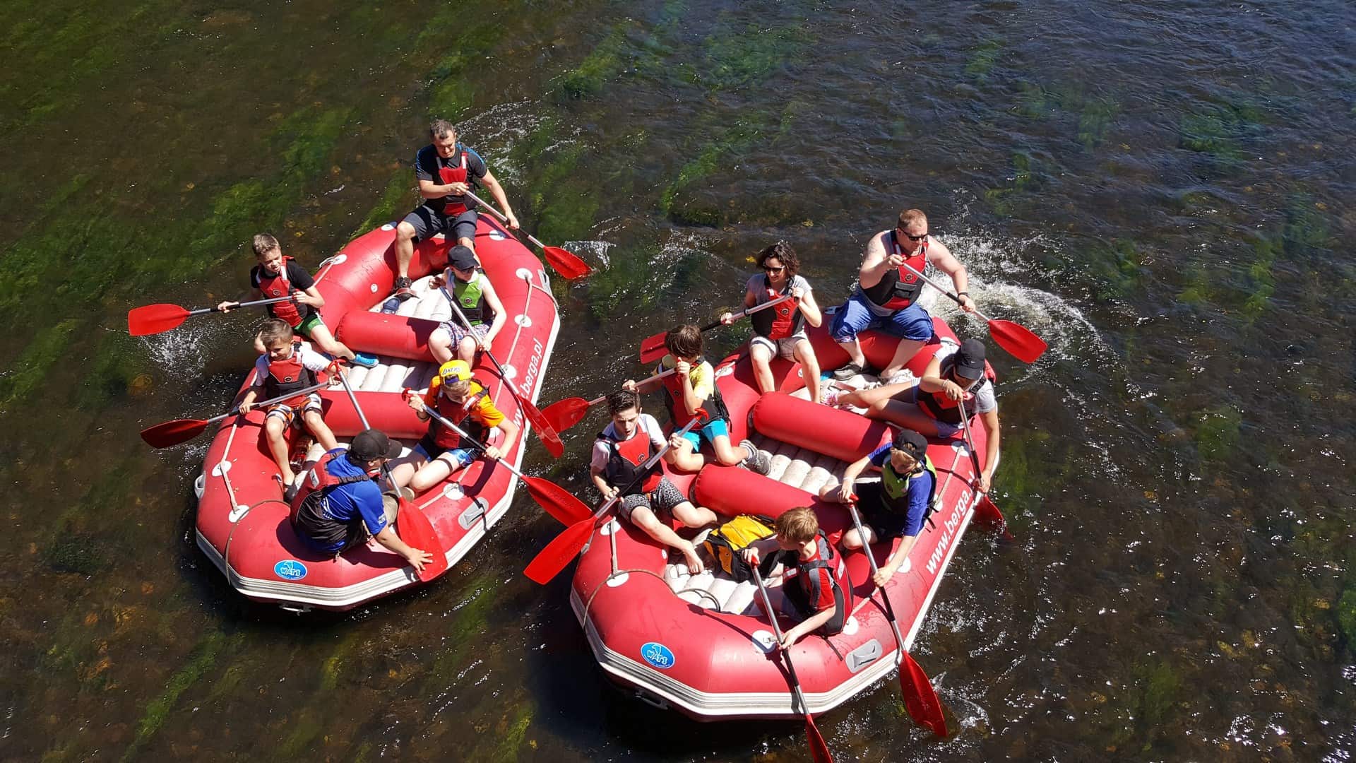 spływy pontonowe berga