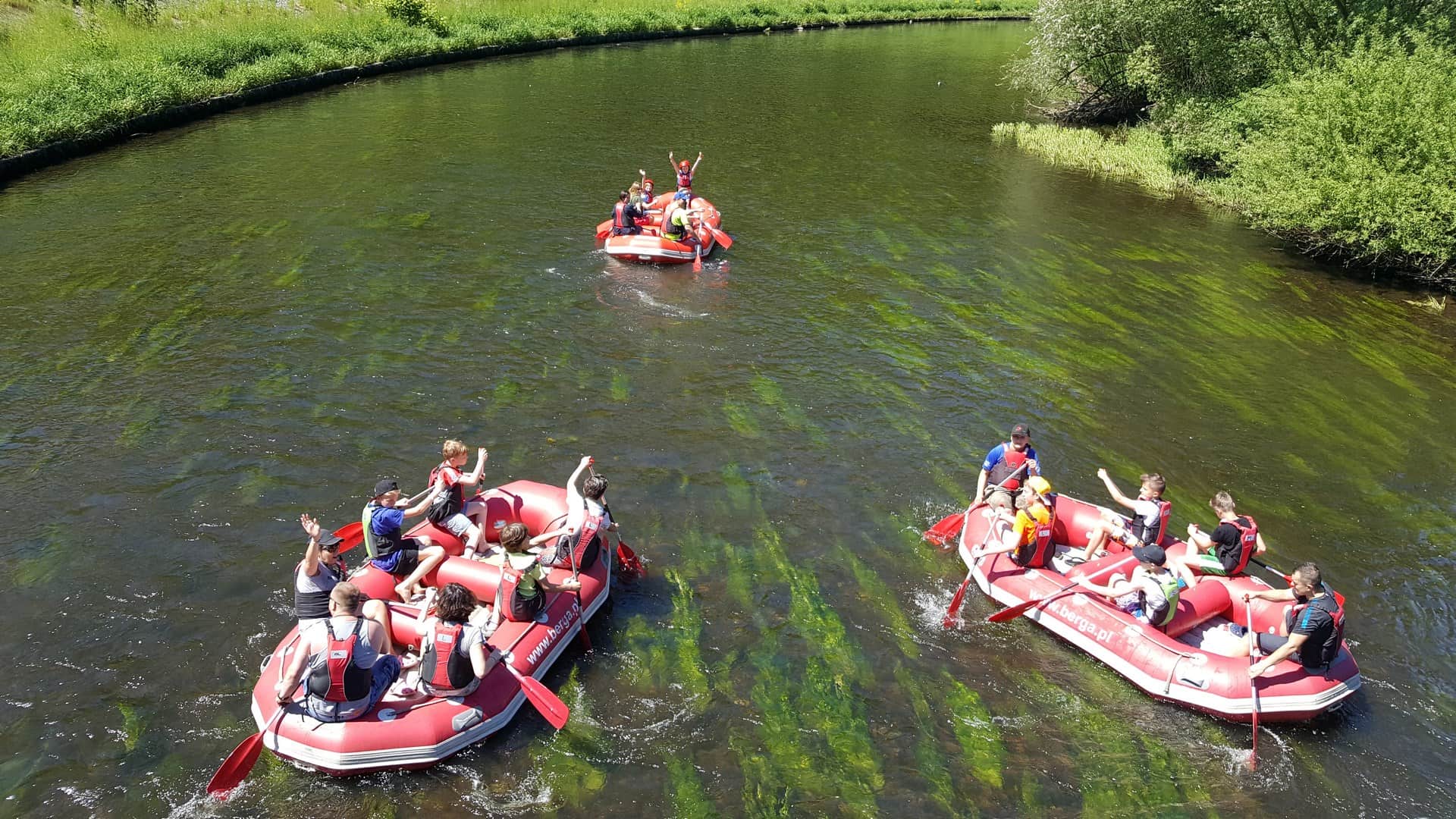 spływy pontonowe doliną bobru