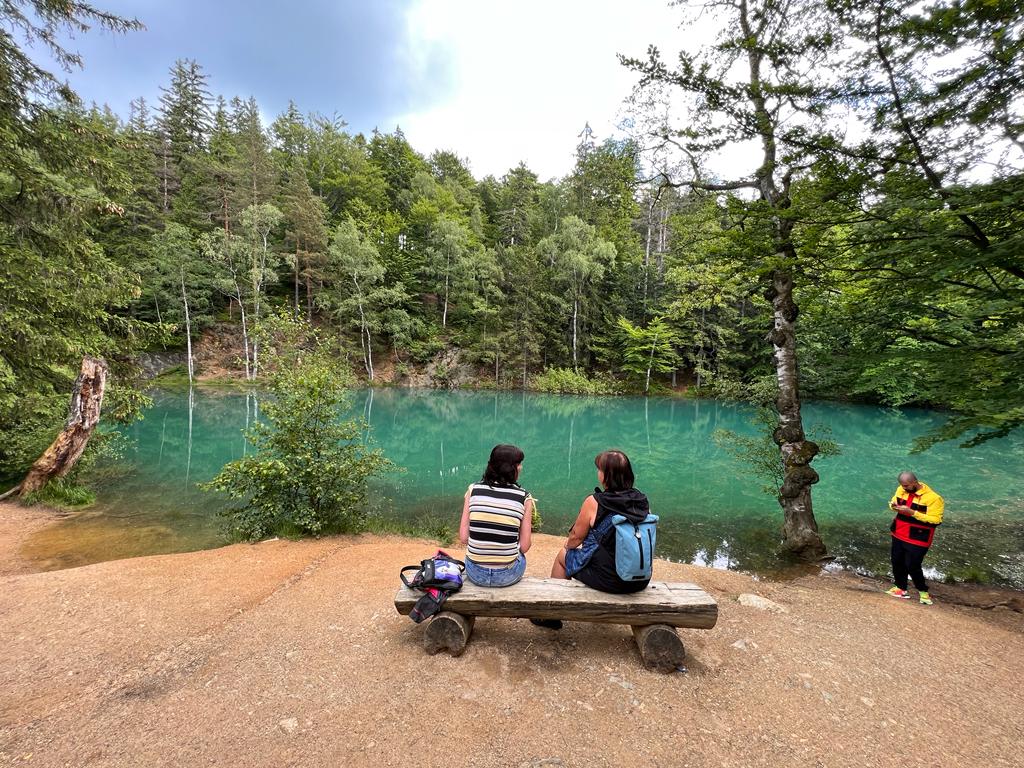 Kolorowe jeziorka w Wieściszowicach
