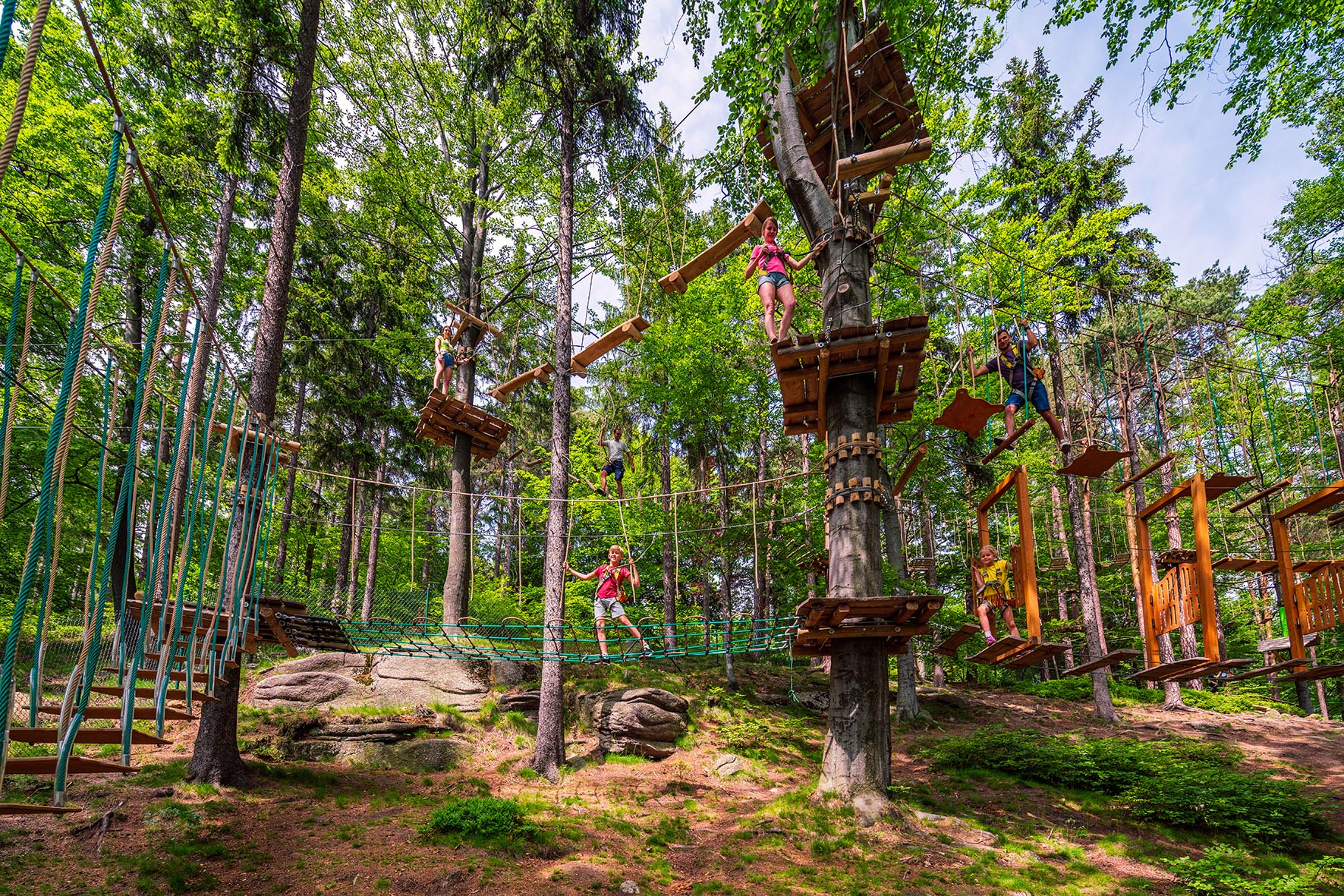 Park Linowy Trollandia Szklarska Poręba