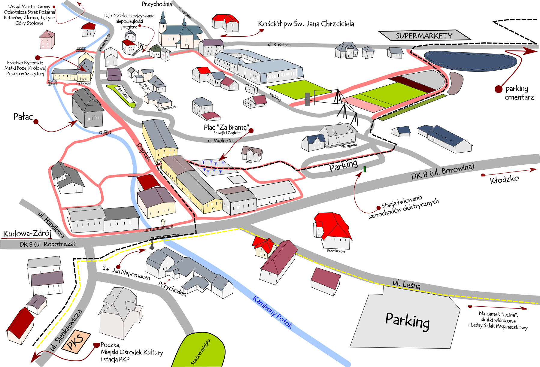 mapa szczytna