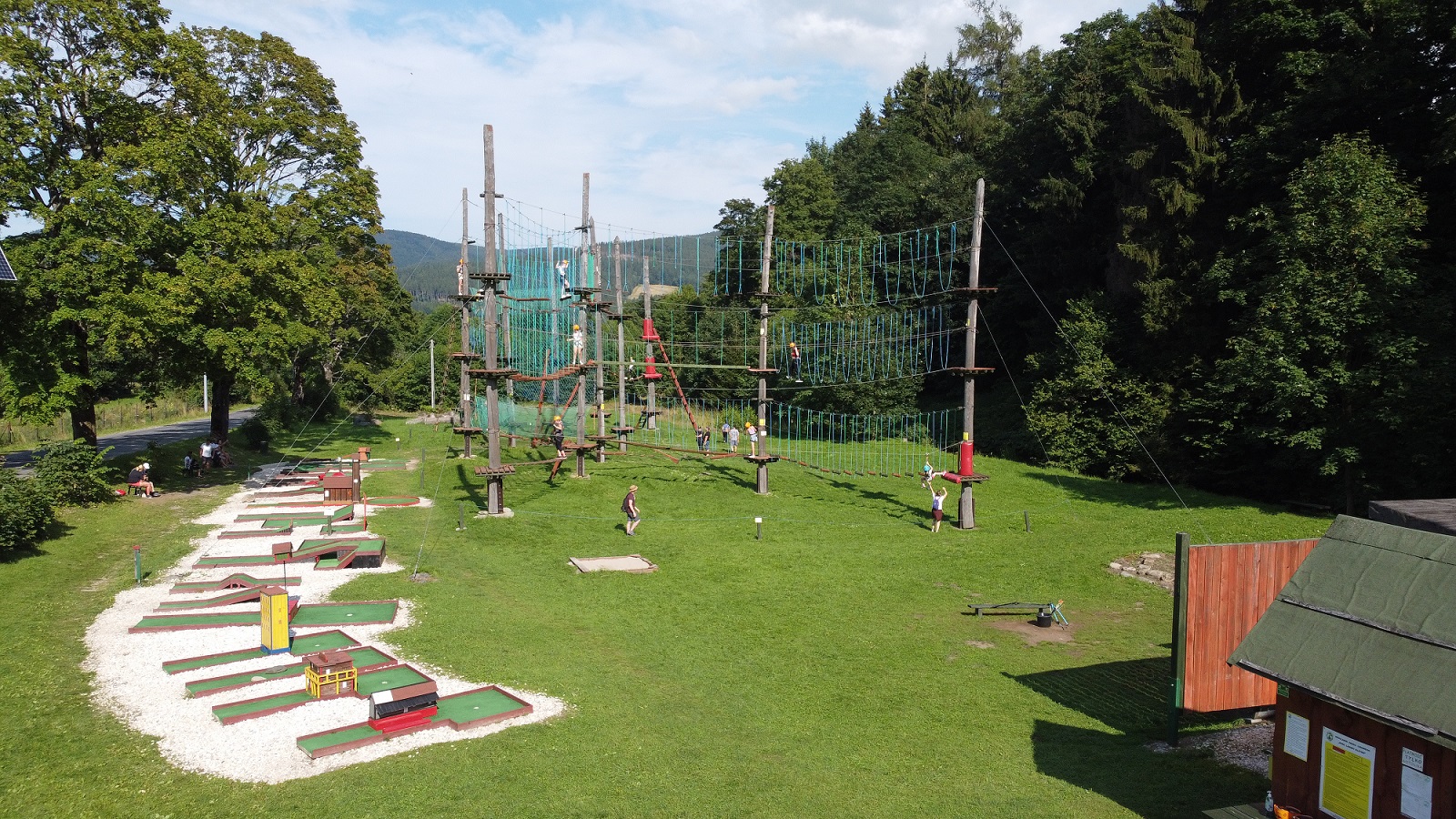 park linowy kletno