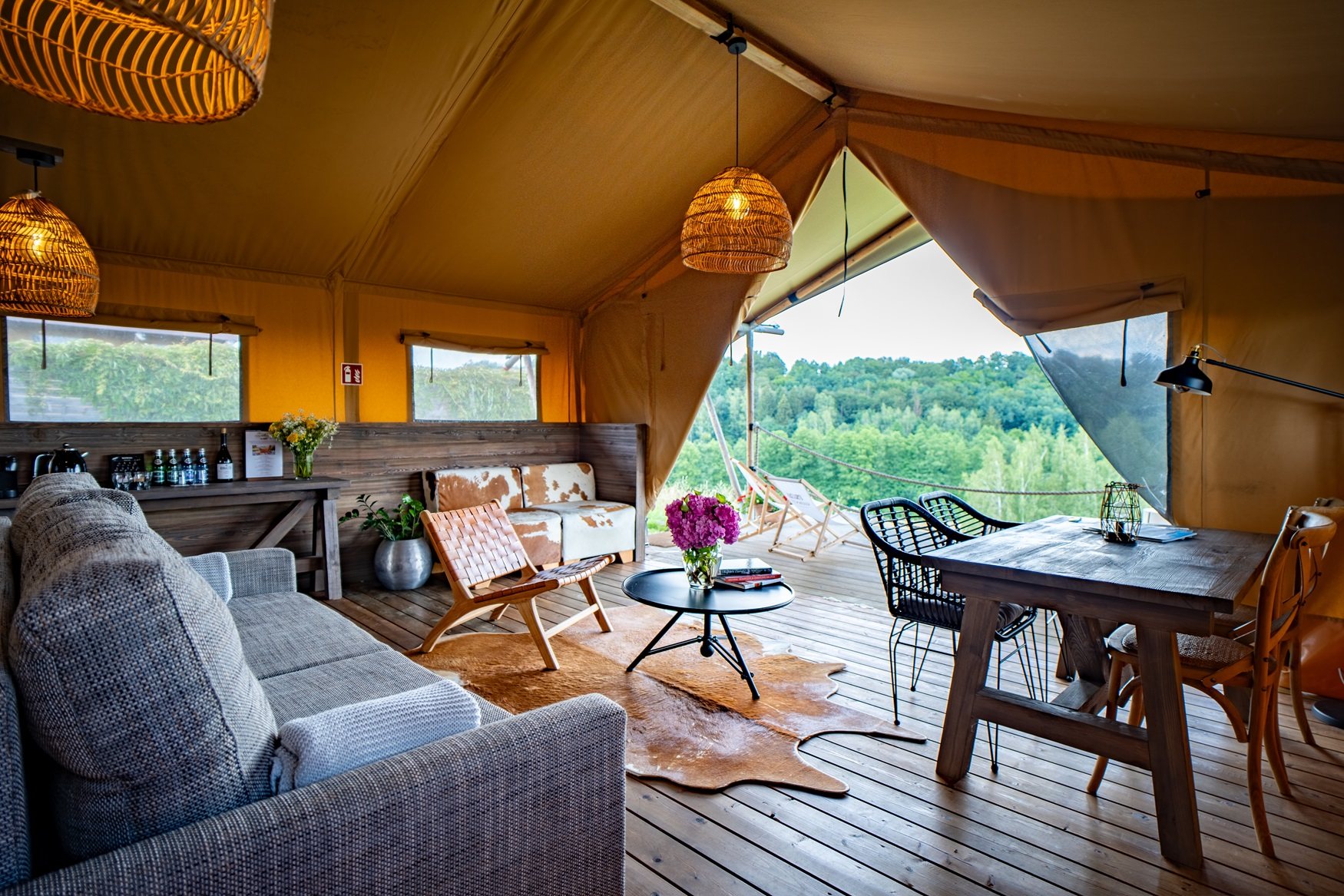 Luksusowy glamping Mazury