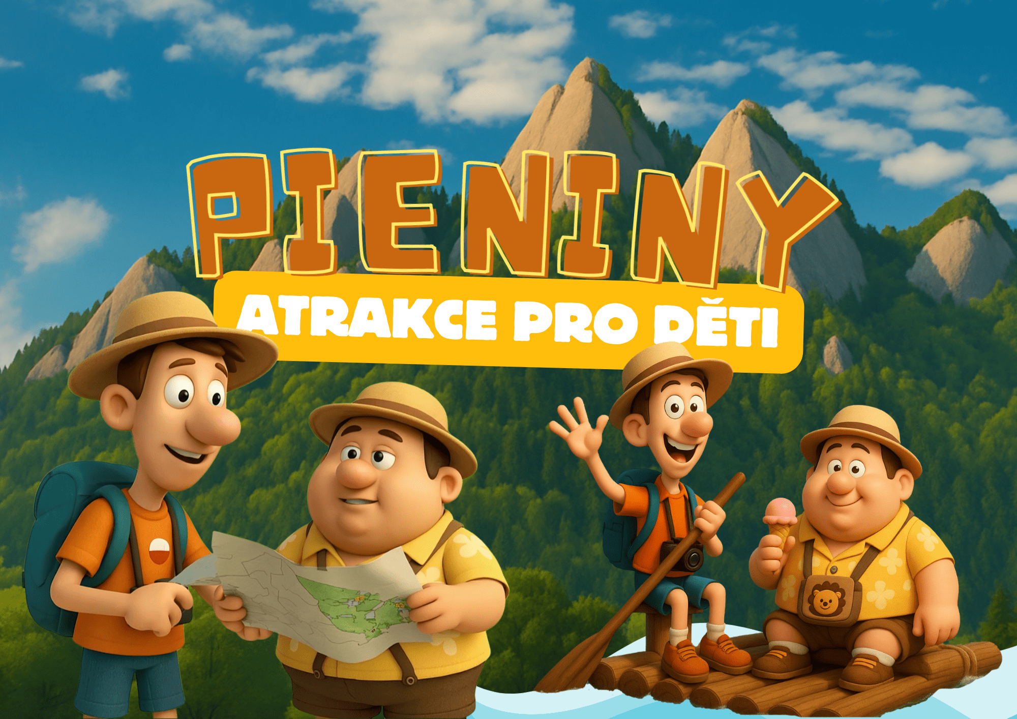 Pieniny s dětmi – atrakce pro děti v Pieninách