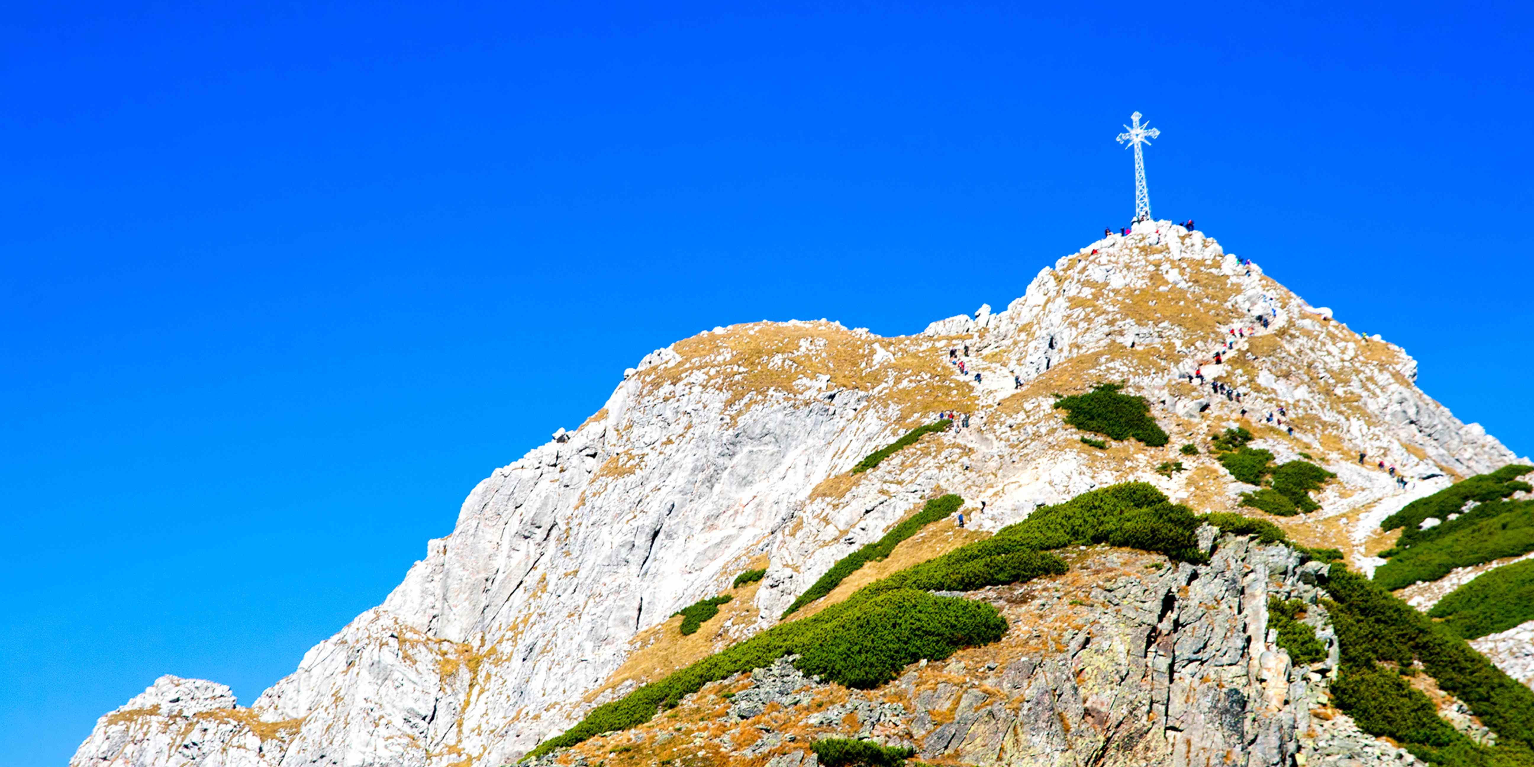 Giewont-Szlaki-na-szczyt,-Tatry