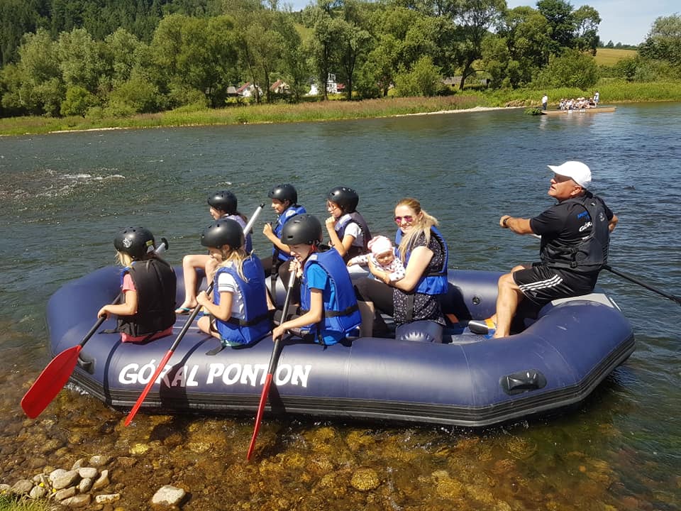 splyw pontonowy góral ponton dunajec