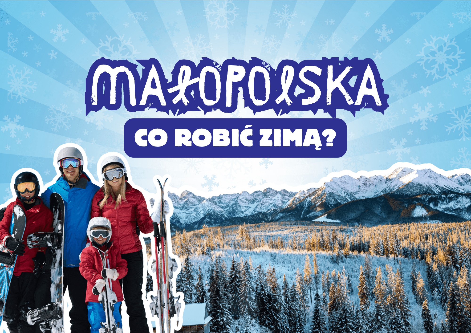 małopolska zima atrakcje ferie 