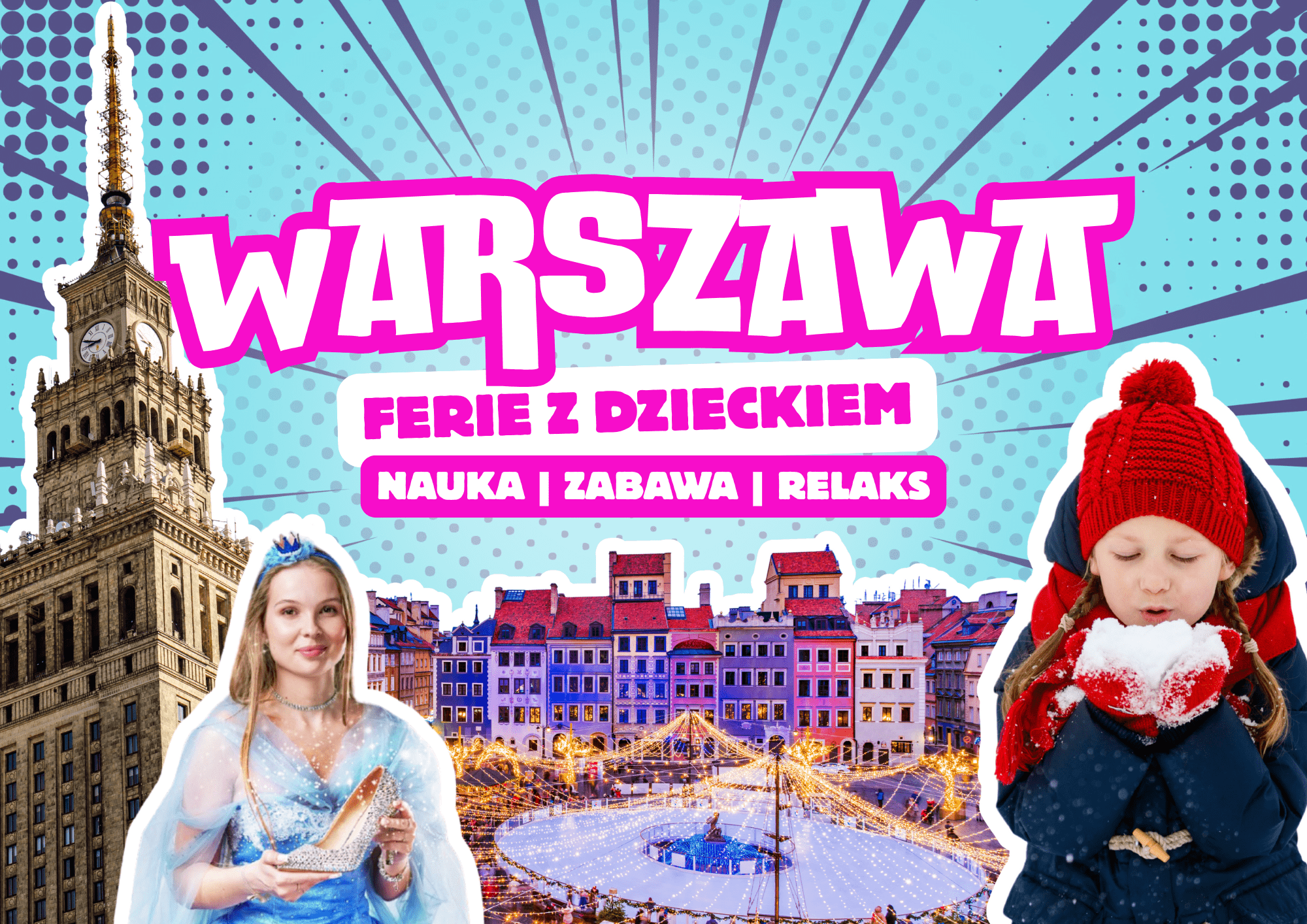 warszawa ferie z dzieckiem zima atrakcje