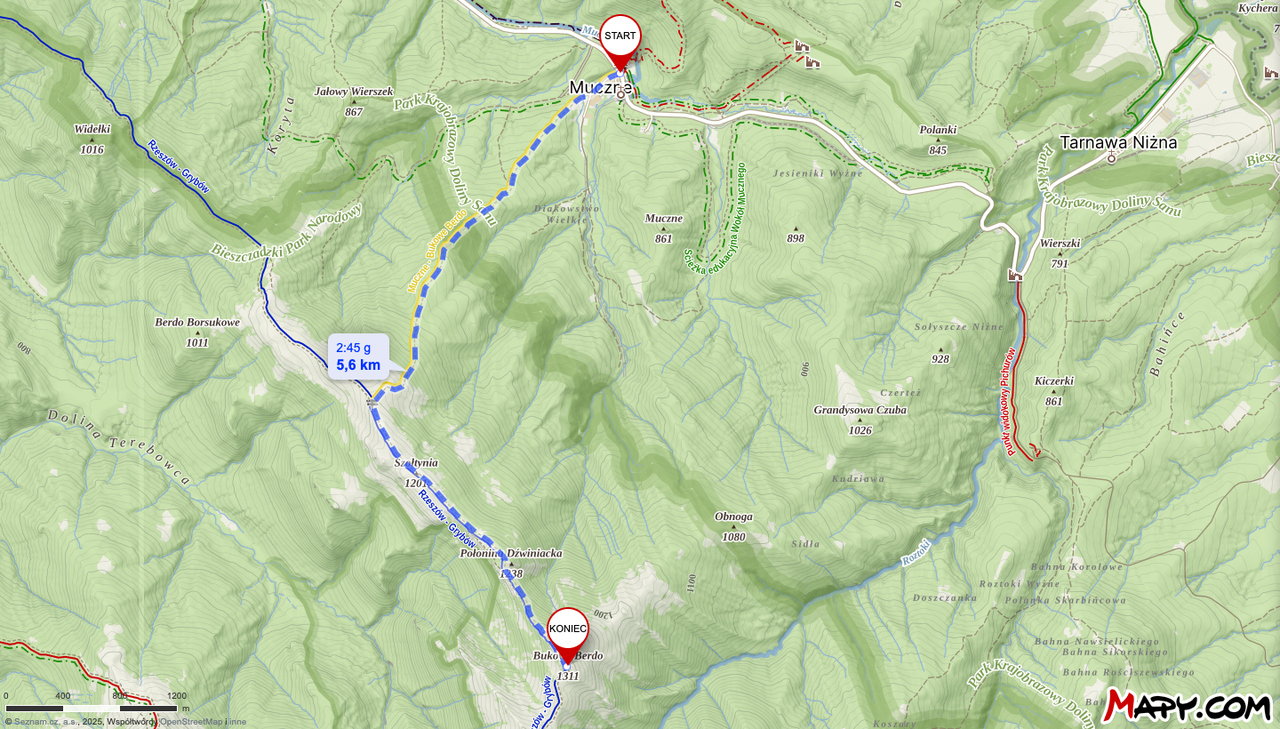 Muczne   Bukowe Berdo