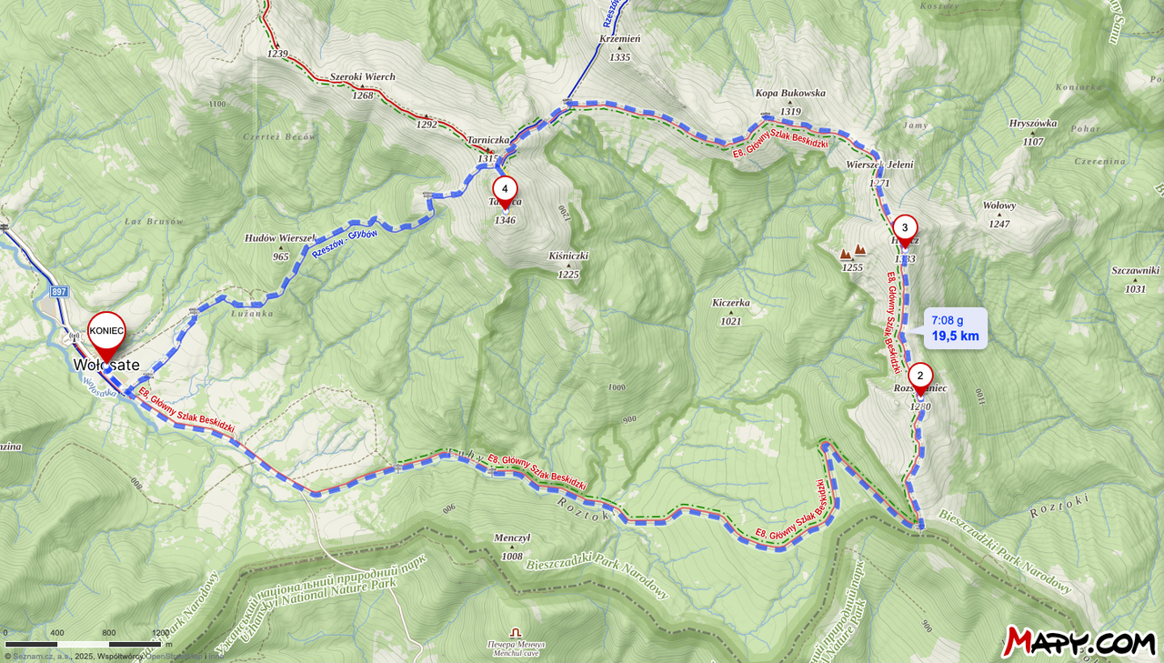 Wolosate Rozsypaniec   Halicz    Tarnica
