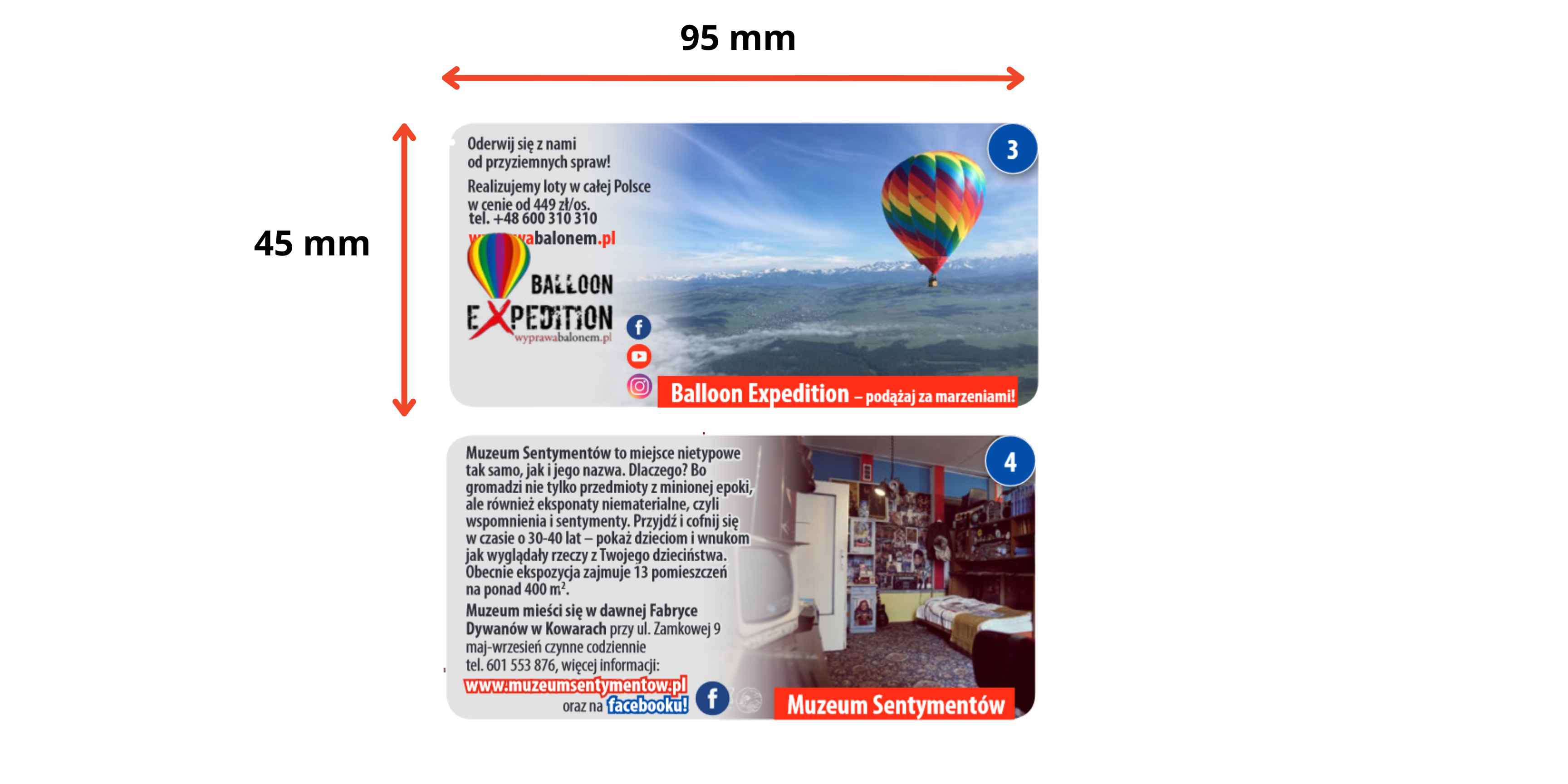 Moduł reklamowy Karkonosze atrakcje